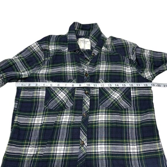 Abercrombie & Fitch Plaid Shirt Multicolor Size Small - Picture 5 of 6